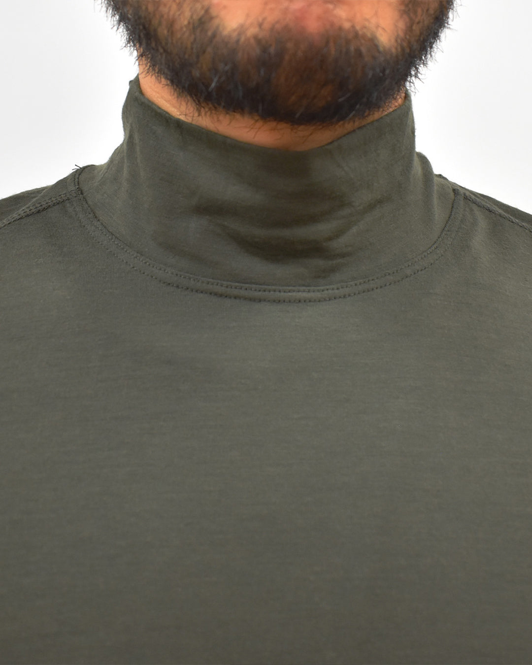 Mツンドラ175タートルネック メリノウールの長袖ベースレイヤー