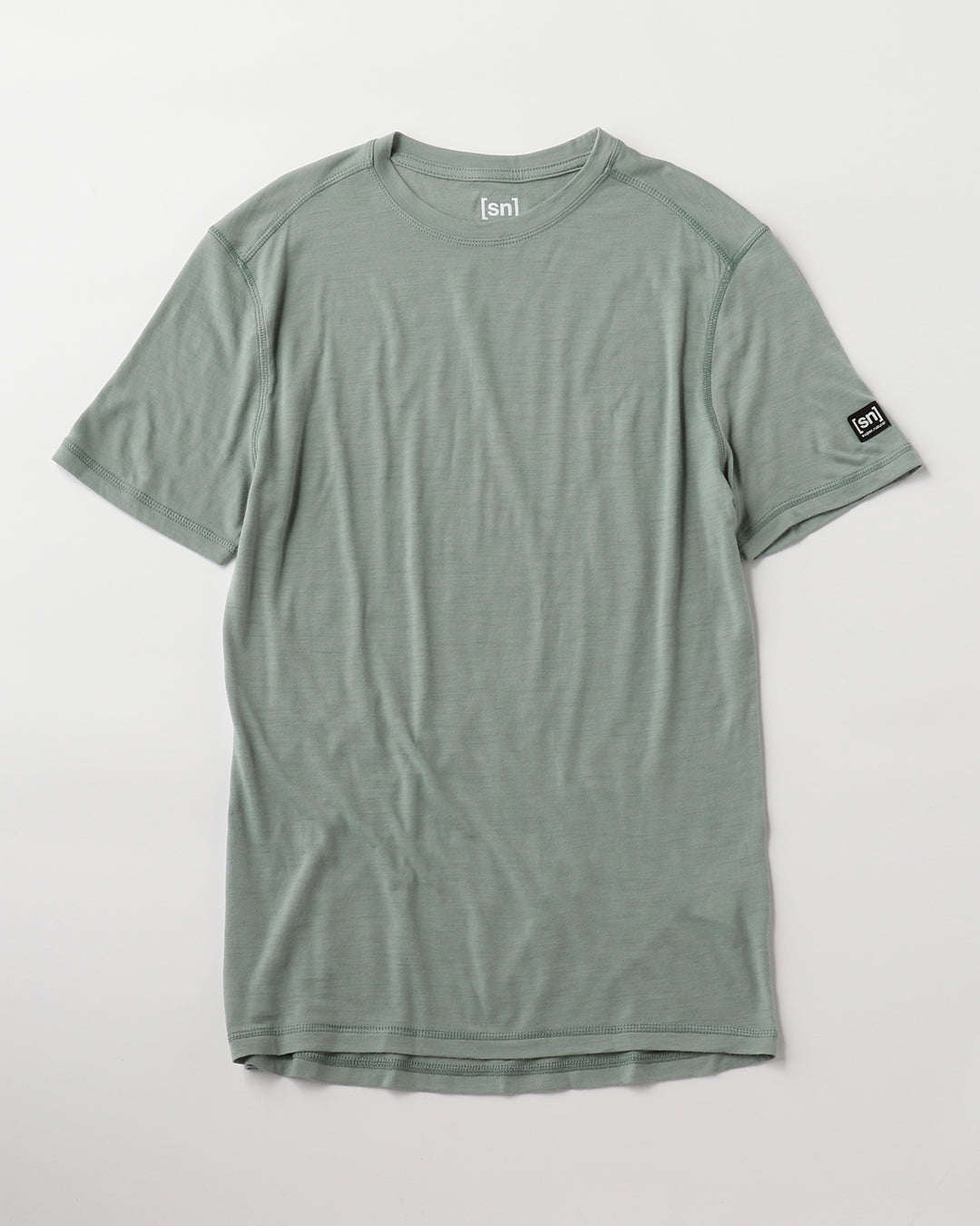 Mシエラ140Tシャツ メリノウールのクルーネック半袖ベースレイヤー