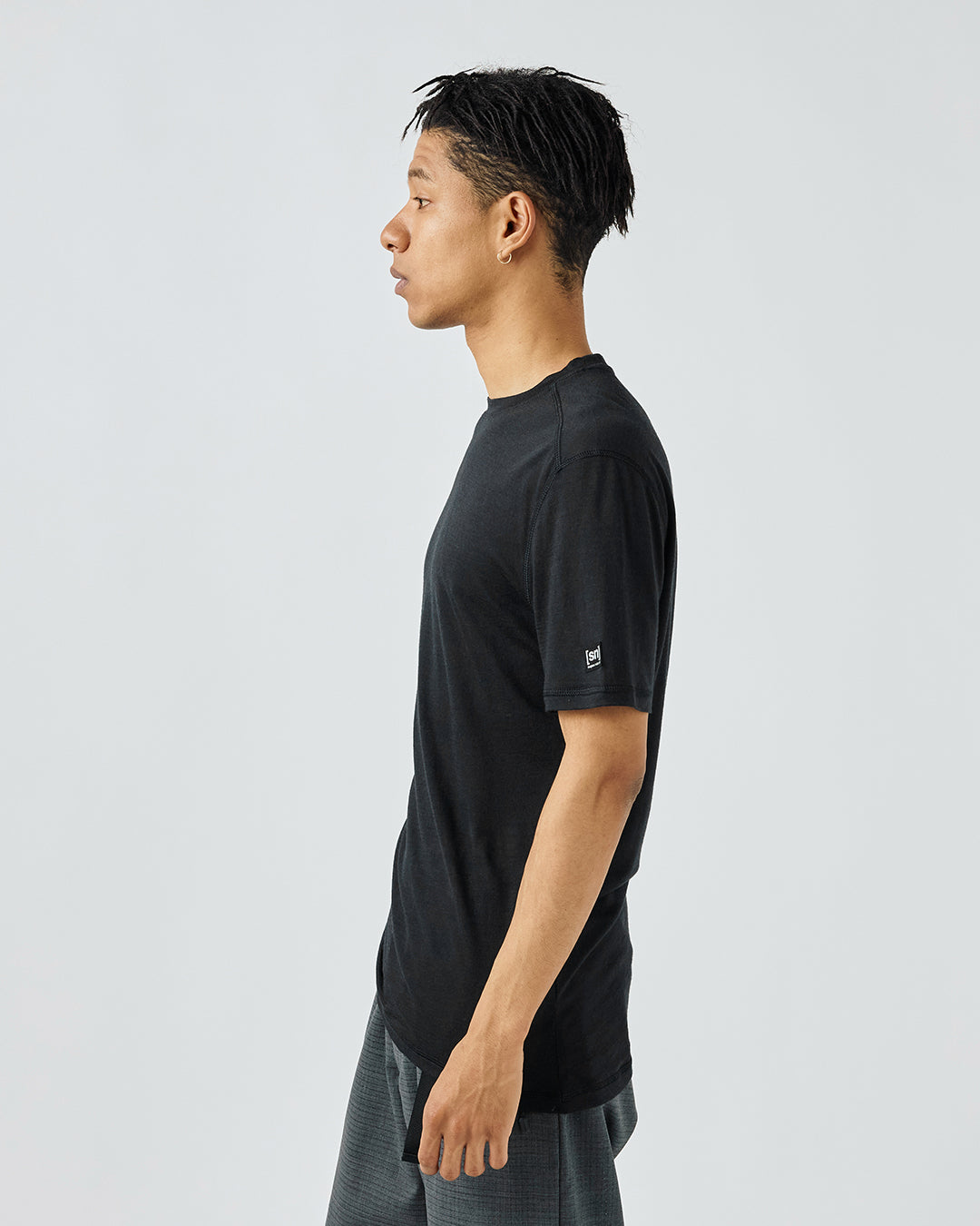 Mシエラ140Tシャツ メリノウールのクルーネック半袖ベースレイヤー