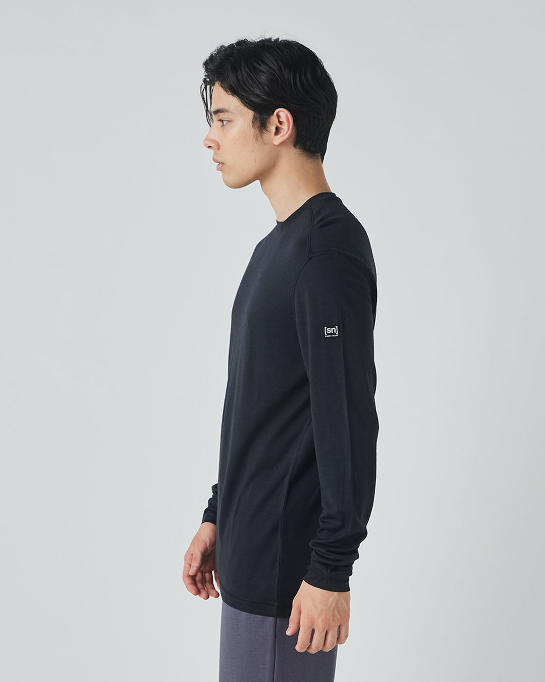 Mアークティク230LS メリノウールのクルーネック長袖ベースレイヤー