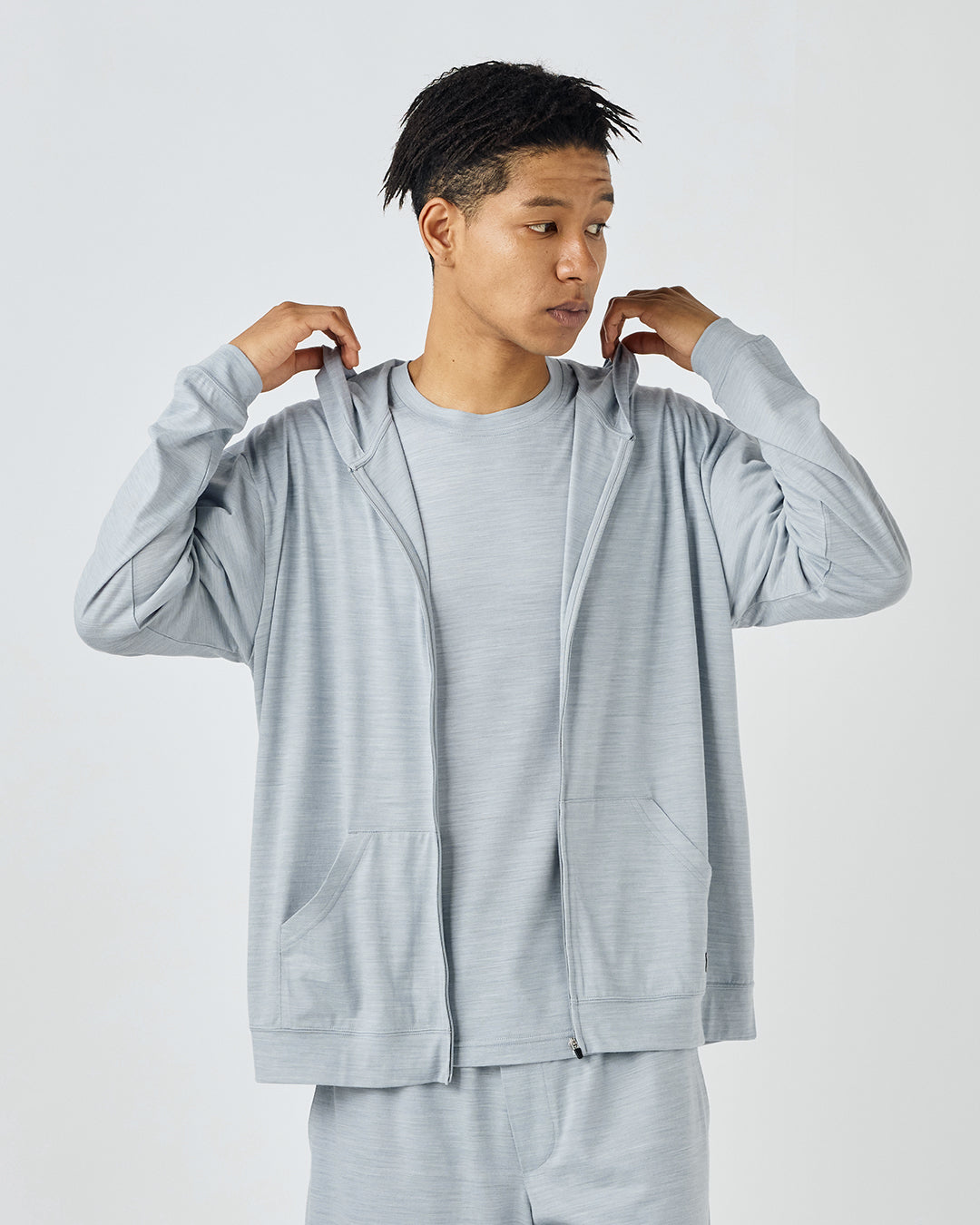 JP 140 エブリディ ジップアップ フーディー(ユニセックス) メンズ レディース メリノウール おすすめ おしゃれ 可愛い ランニング 登山 ヨガウェア