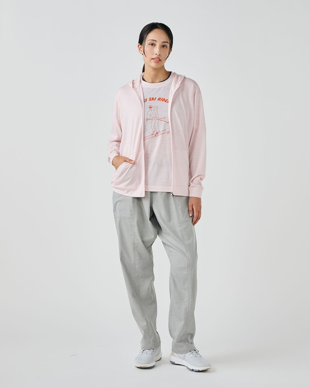 JP 140 エブリディ ジップアップ フーディー(ユニセックス) メンズ レディース メリノウール おすすめ おしゃれ 可愛い ランニング 登山 ヨガウェア