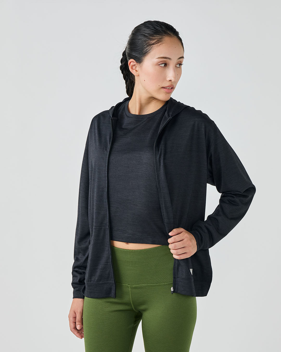 JP 140 エブリディ ジップアップ フーディー(ユニセックス) メンズ レディース メリノウール おすすめ おしゃれ 可愛い ランニング 登山 ヨガウェア