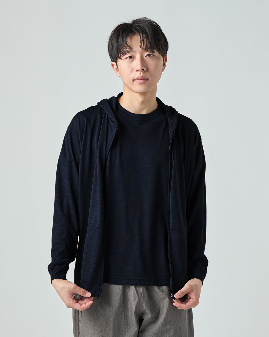 JP 140 エブリディ ジップアップ フーディー(ユニセックス) メンズ レディース メリノウール おすすめ おしゃれ 可愛い ランニング 登山 ヨガウェア