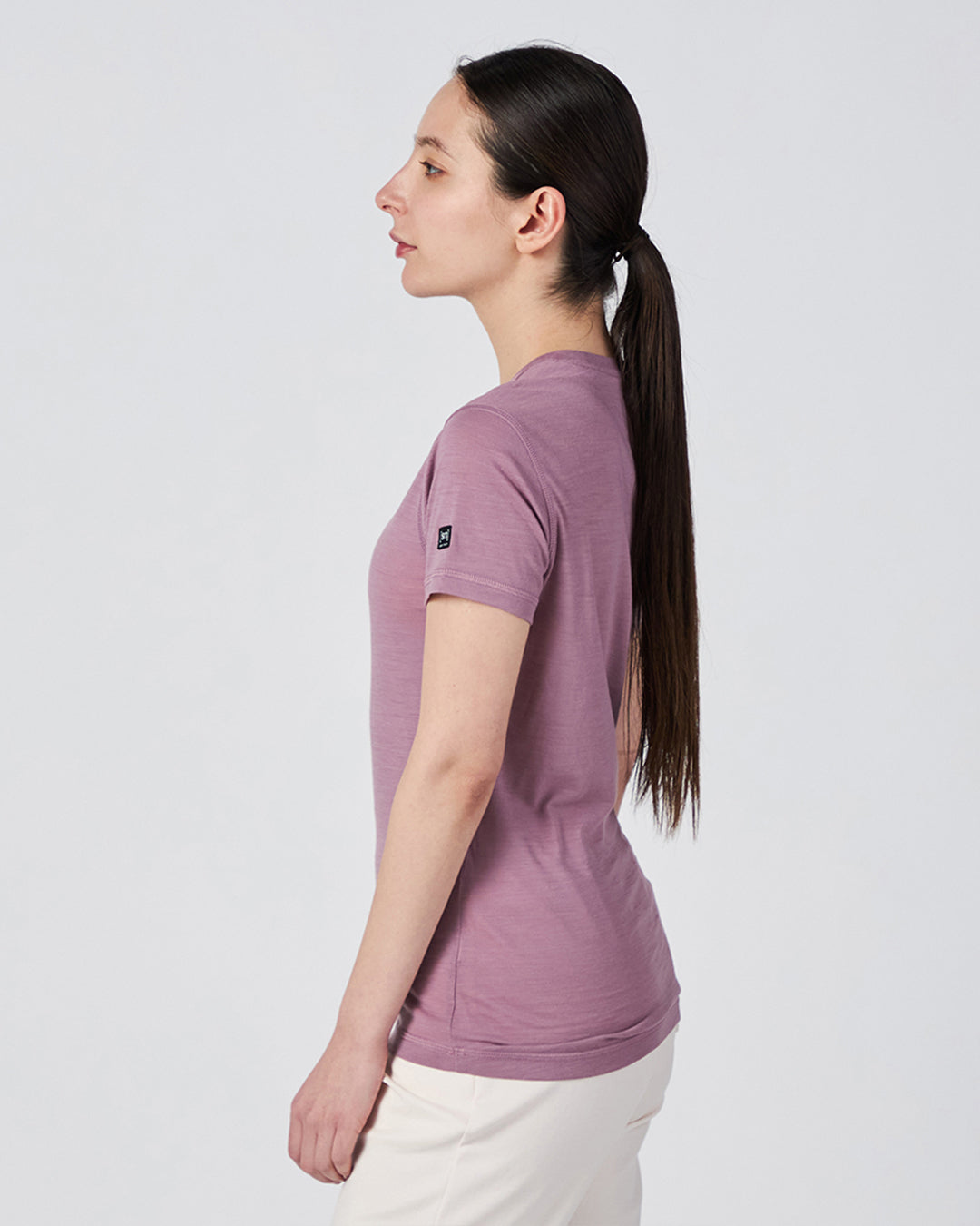 Wシエラ140Tシャツ メリノウールのクルーネック半袖のベースレイヤー