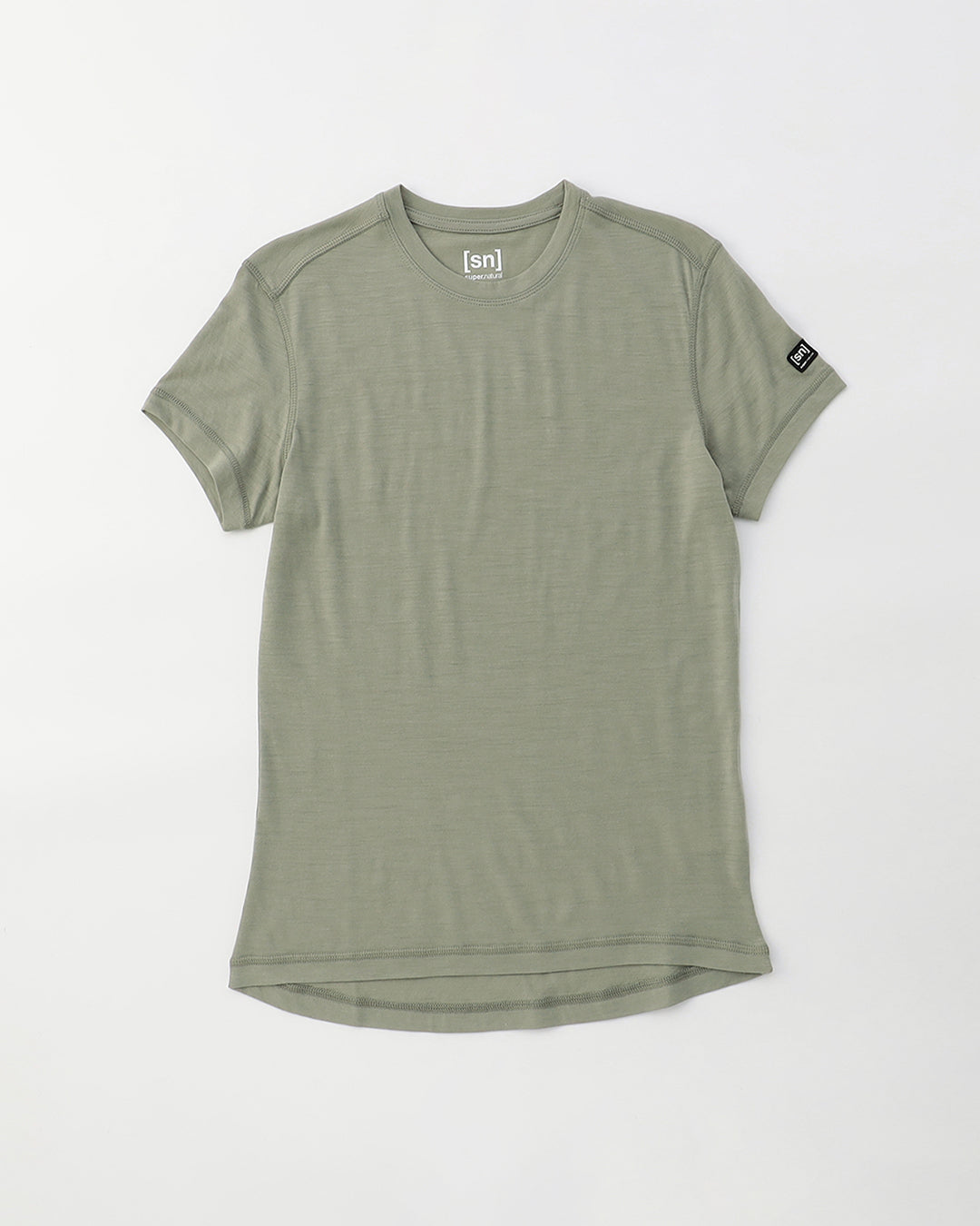 Wシエラ140Tシャツ メリノウールのクルーネック半袖のベースレイヤー