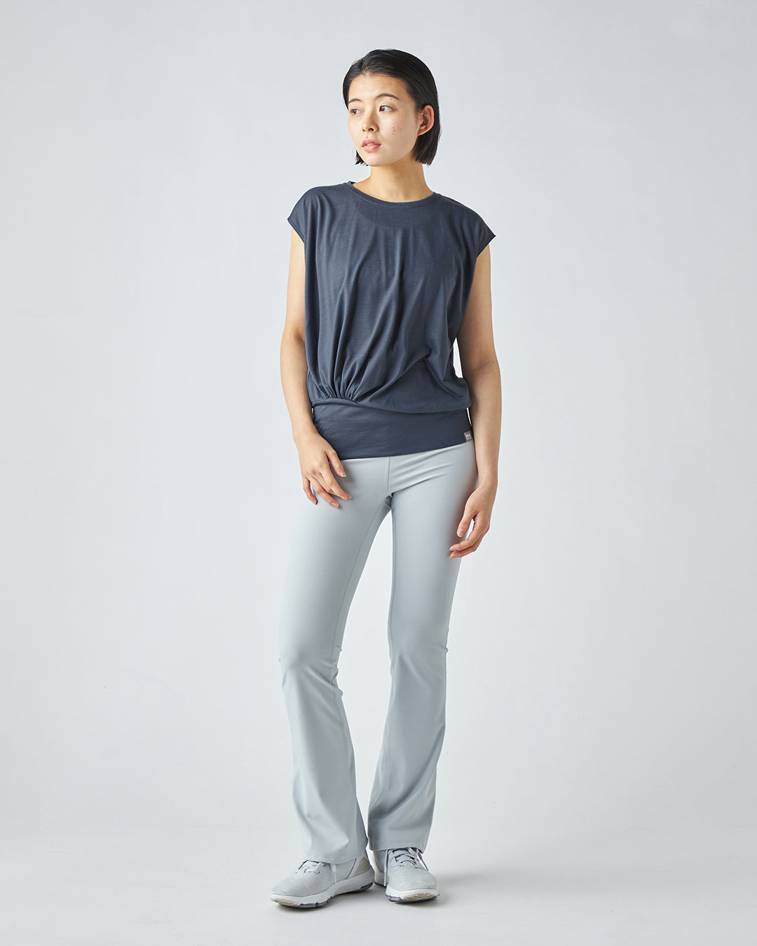 JP 140 ギャザー ルーズT メンズ レディース メリノウール おすすめ おしゃれ 可愛い ランニング 登山 ヨガウェア