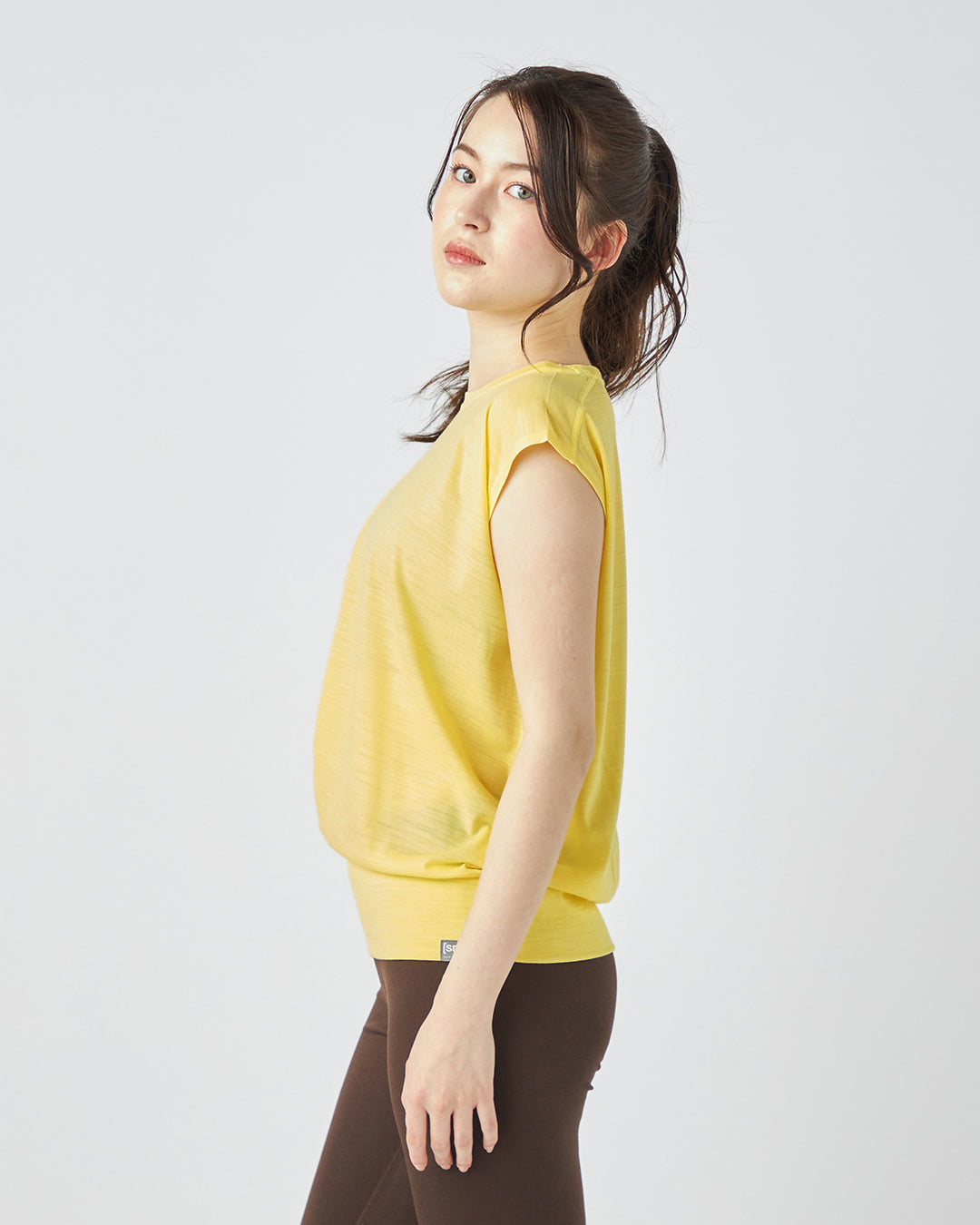 JP 140 ギャザー ルーズT メンズ レディース メリノウール おすすめ おしゃれ 可愛い ランニング 登山 ヨガウェア