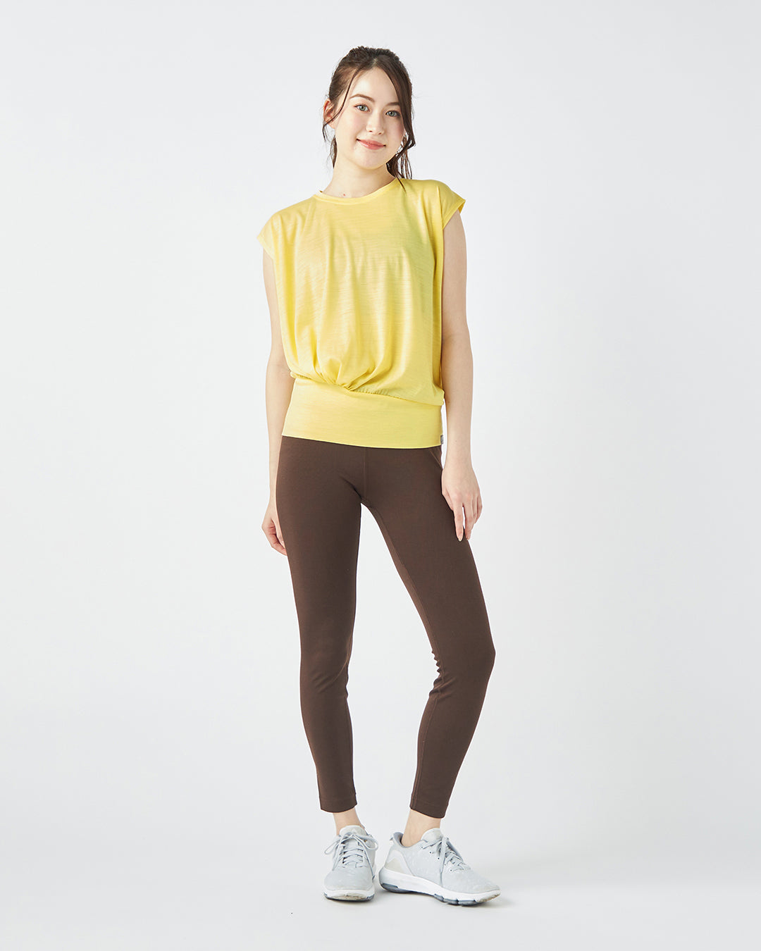 JP 140 ギャザー ルーズT メンズ レディース メリノウール おすすめ おしゃれ 可愛い ランニング 登山 ヨガウェア