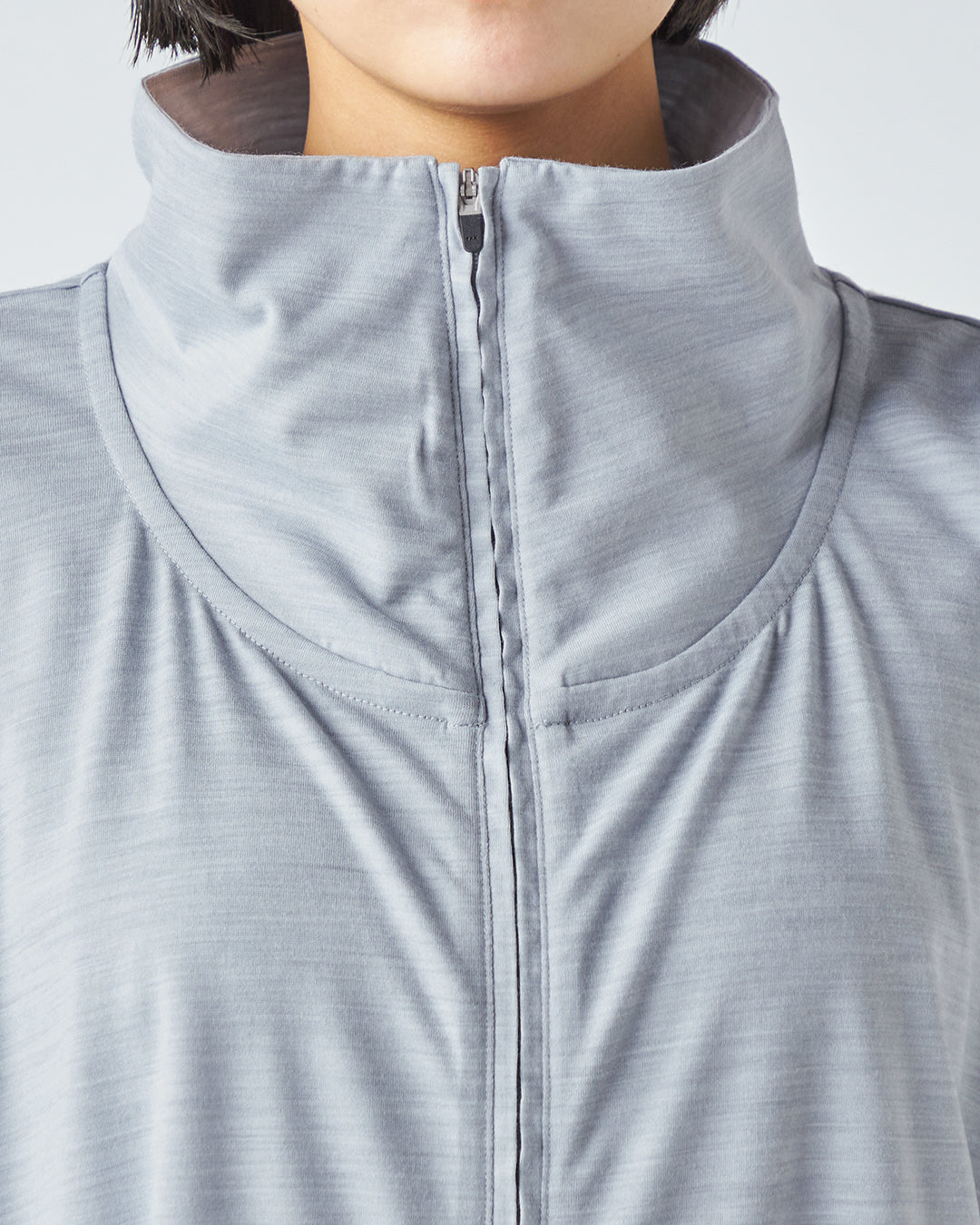 JP 140 オーバーサイズ ハイネック ジップアップ ショートジャケット メンズ レディース メリノウール おすすめ おしゃれ 可愛い ランニング 登山 ヨガウェア