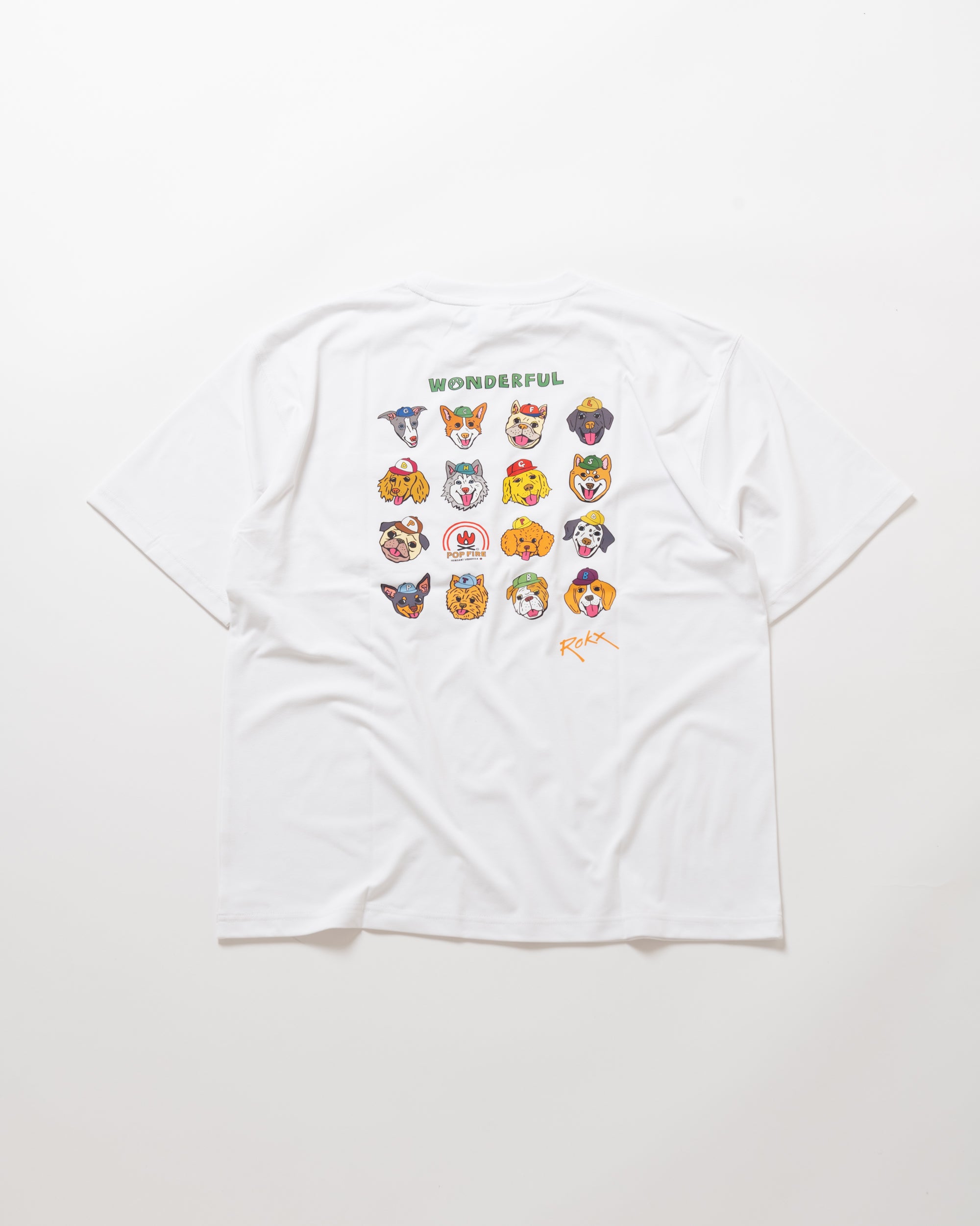 ワンダフルTシャツ コラボ POP FIRE【NEW】/ クライミングウェア 吸水