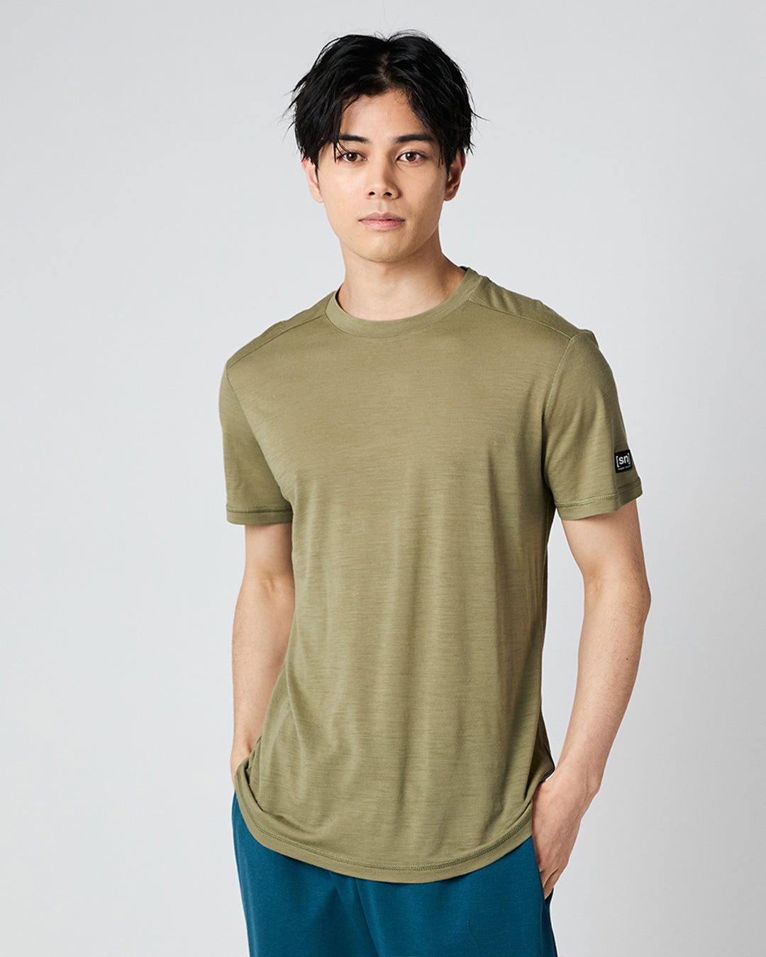 M エッセンシャル 半袖 Tシャツ | メリノウール シンプル ハイキング