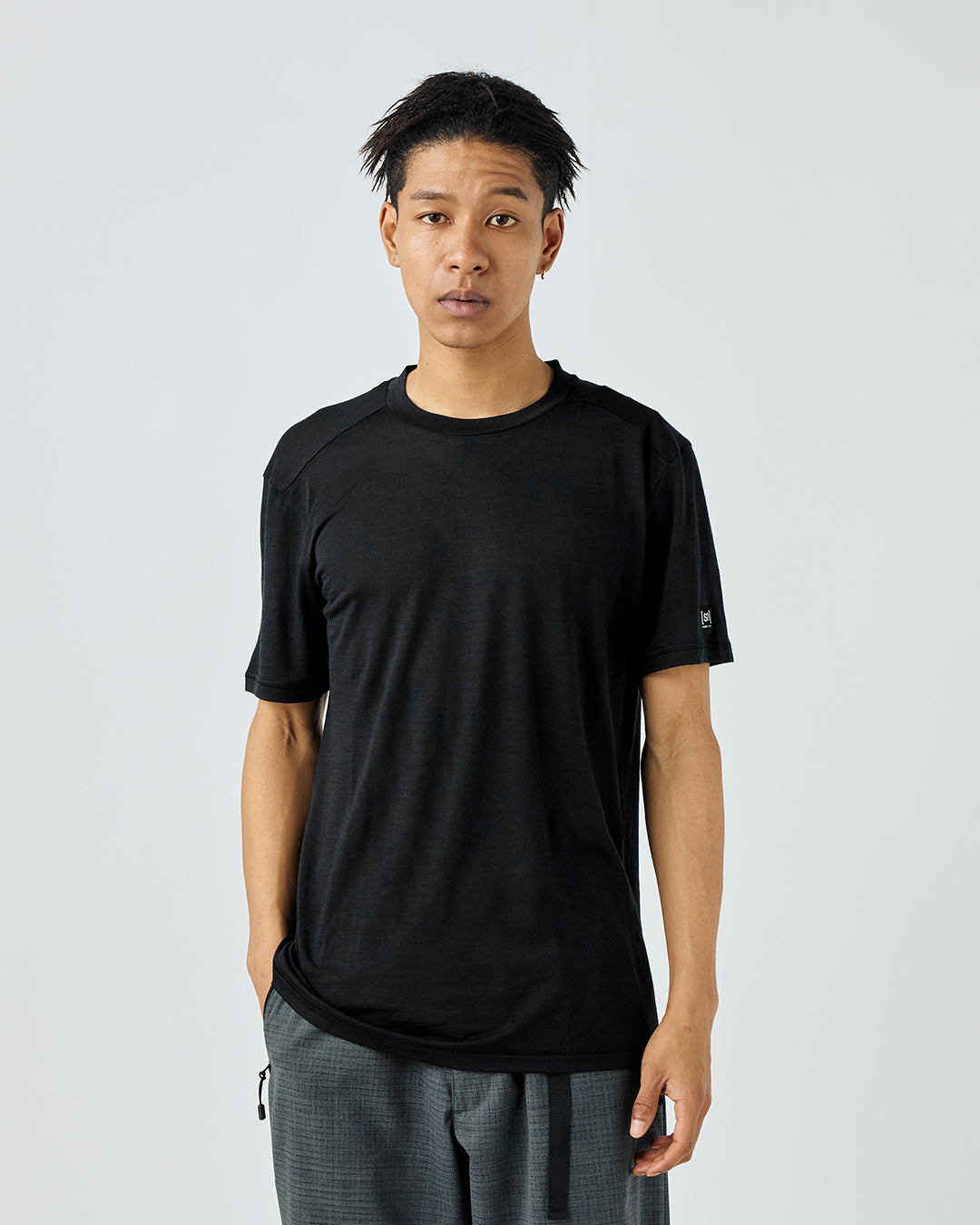 M エッセンシャル 半袖 Tシャツ | メリノウール シンプル ハイキング