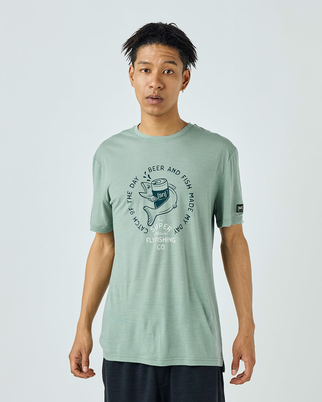 M ジュホズ ファイニスト Tシャツ | メリノウール 半袖 グラフィック