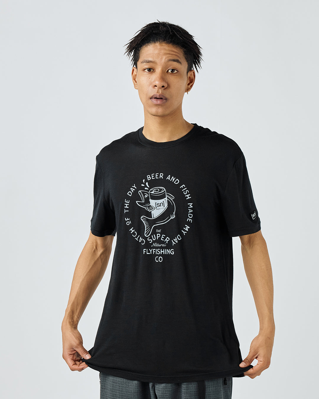 M ジュホズ ファイニスト Tシャツ | メリノウール 半袖 グラフィック