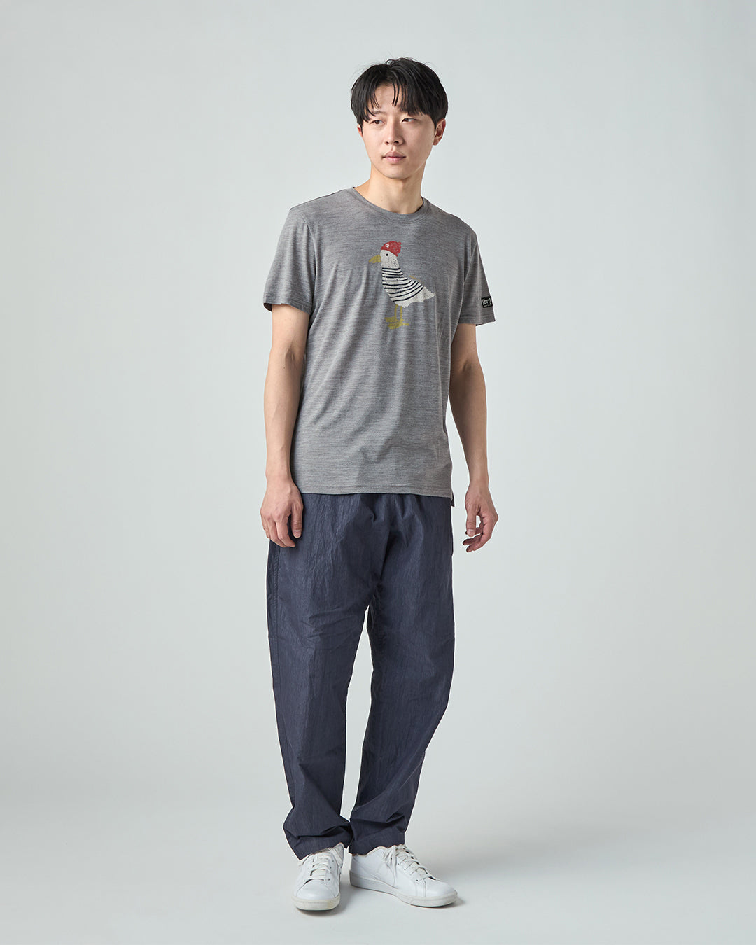 M ジョニー Tシャツ｜メリノウール ヨガ ピラティス ハイキング
