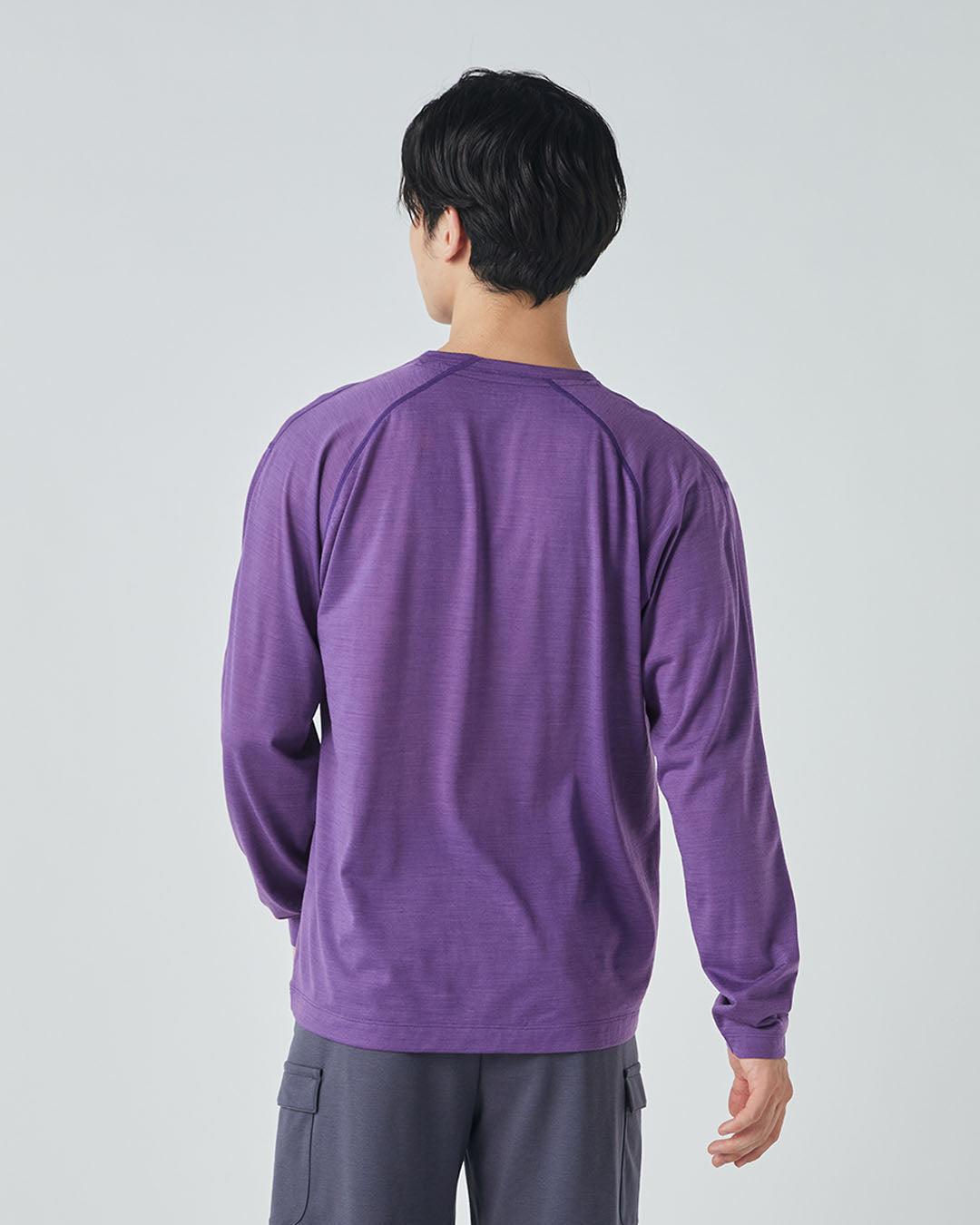 マイルストーン　ユニセックスフード付きロングスリーブTシャツ OUTLET】JP 140 アクティブ ロングスリーブ Tシャツ(ユニ