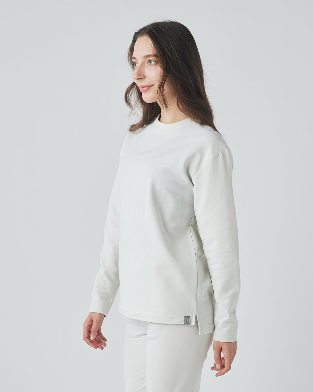 holiday スーパーリレースクルーネックロングスリーブトップス SUPER RIB CREW-NECK L/S TOPS (TULIP) スーパーリブクルー