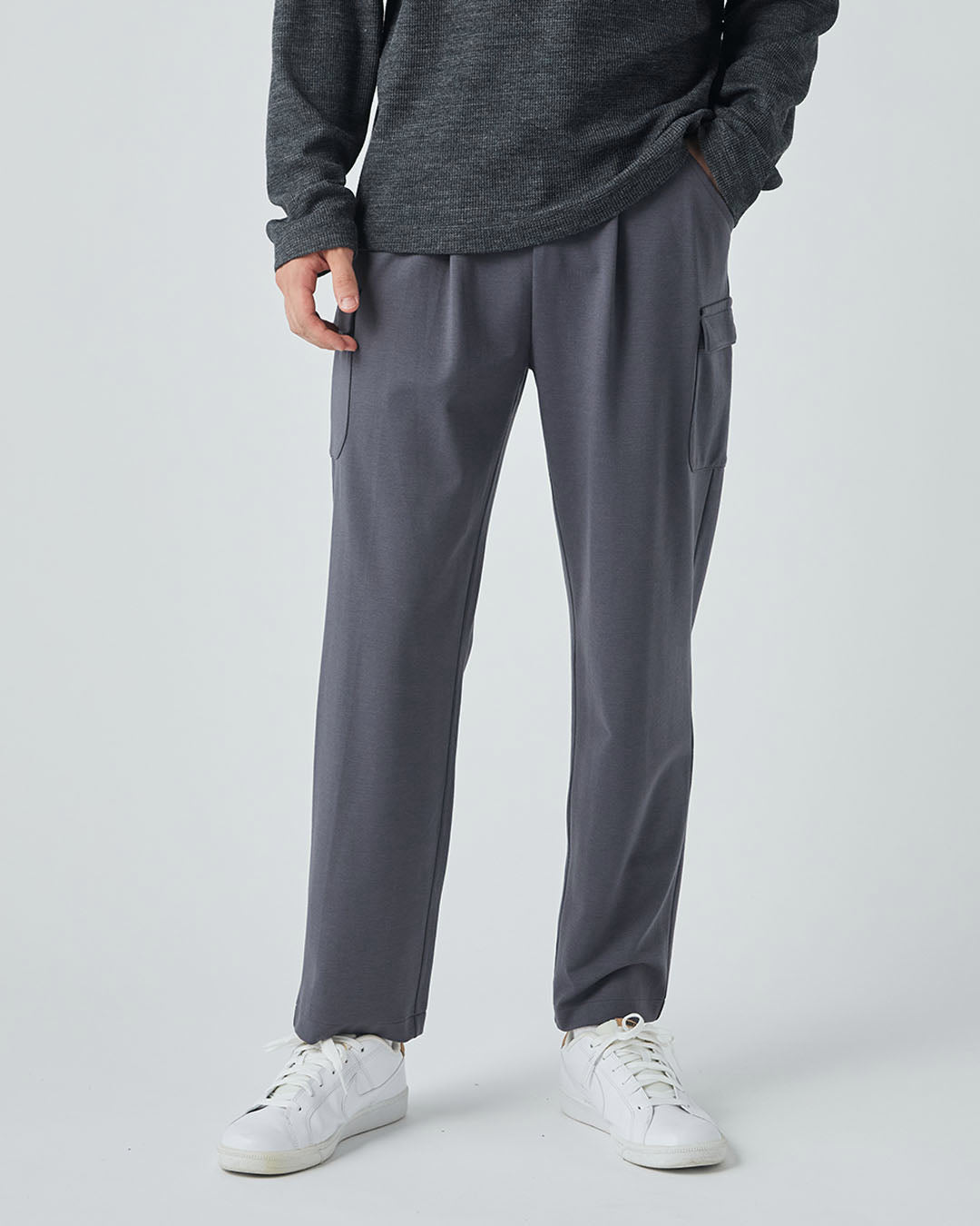 OUTLET】JP 220 ポンチ サイドポケット リラックスパンツ(ユニ