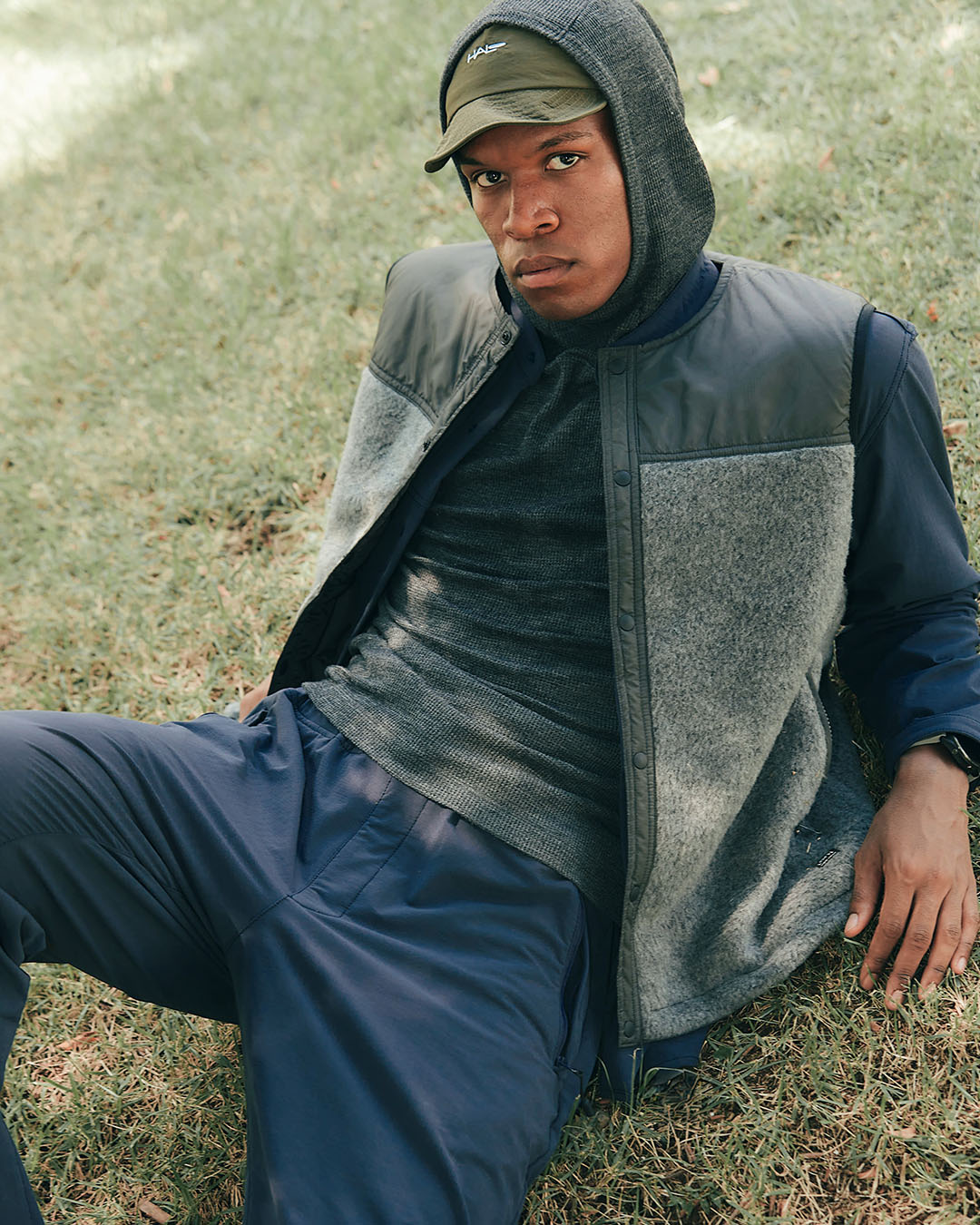 JP ウールフリース クルーネック リバーシブル ベスト(ユニセックス