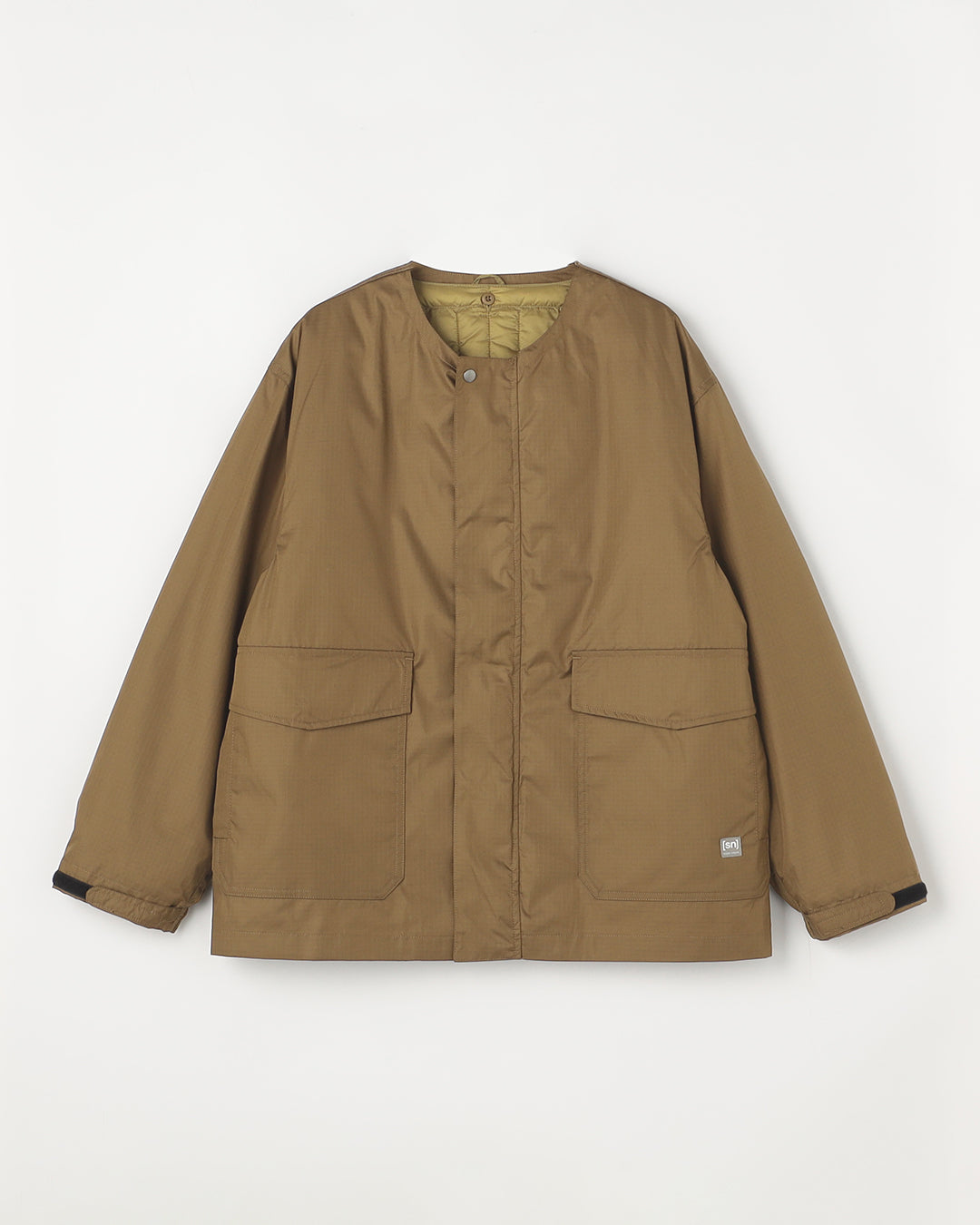 完売品　サイネリア/ダウンノーカラージャケット（ユニセックス） KSU13205 完売品 サイネリア/ダウンノーカラージャケット（ユニセックス