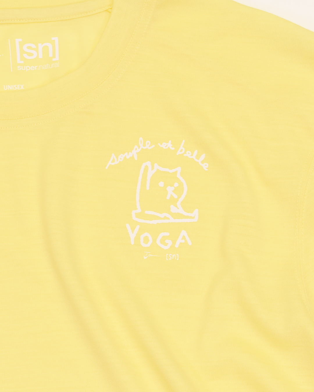 super.natural [ sn ] ロゴ 半袖Tシャツ ヨガ ピラティス スーパーナチュラル sn super.natural エスエヌ Tシャツ