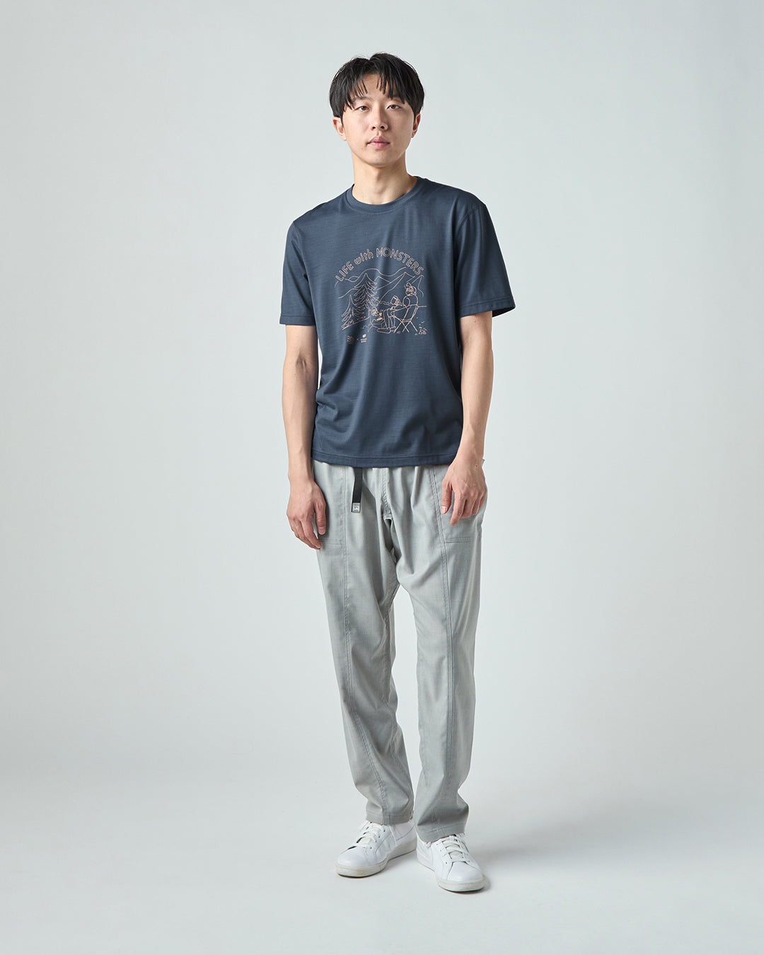 NFC × [sn] リフモン Tシャツ(ユニセックス）｜メリノウール
