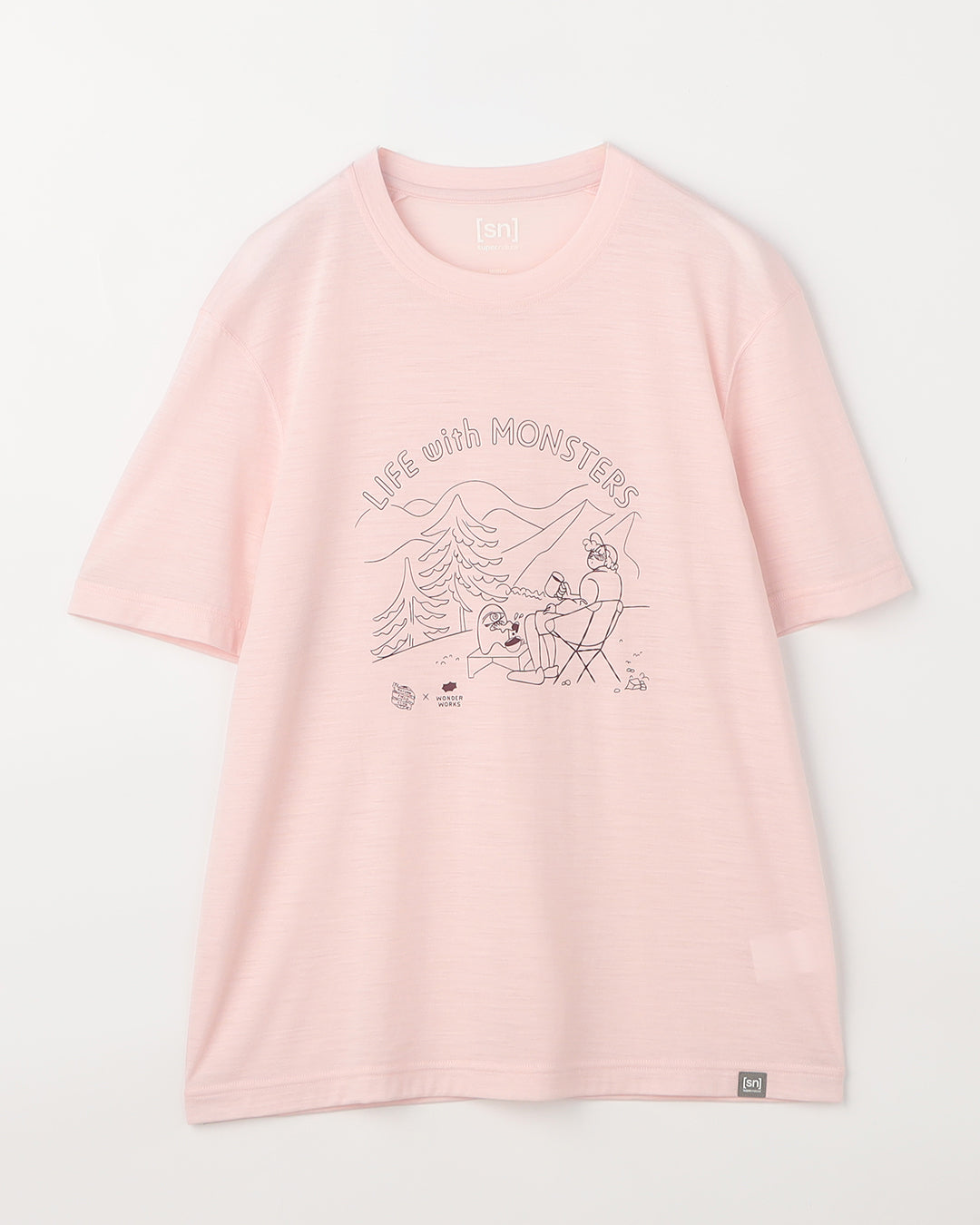 NFC × [sn] リフモン Tシャツ(ユニセックス）｜メリノウール