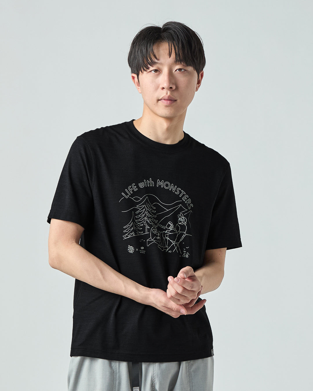 NFC × [sn] リフモン Tシャツ(ユニセックス）｜メリノウール