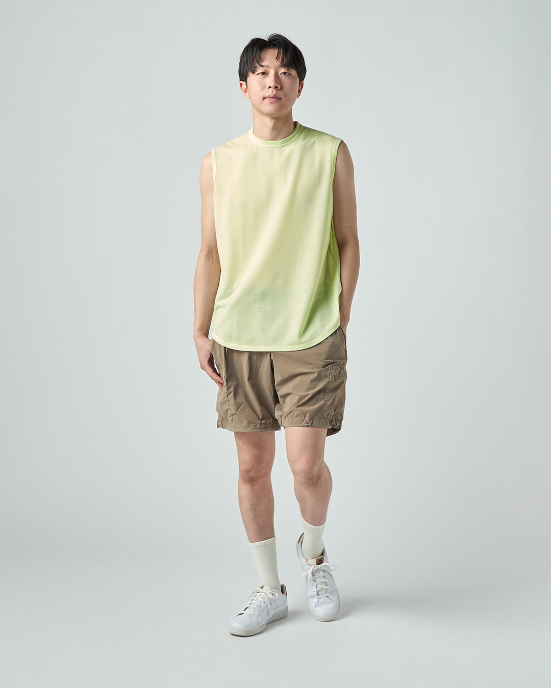 スリーブレスプルオーバー JP 135 ウールメッシュ アクティブ スリーブレス(ユニセックス