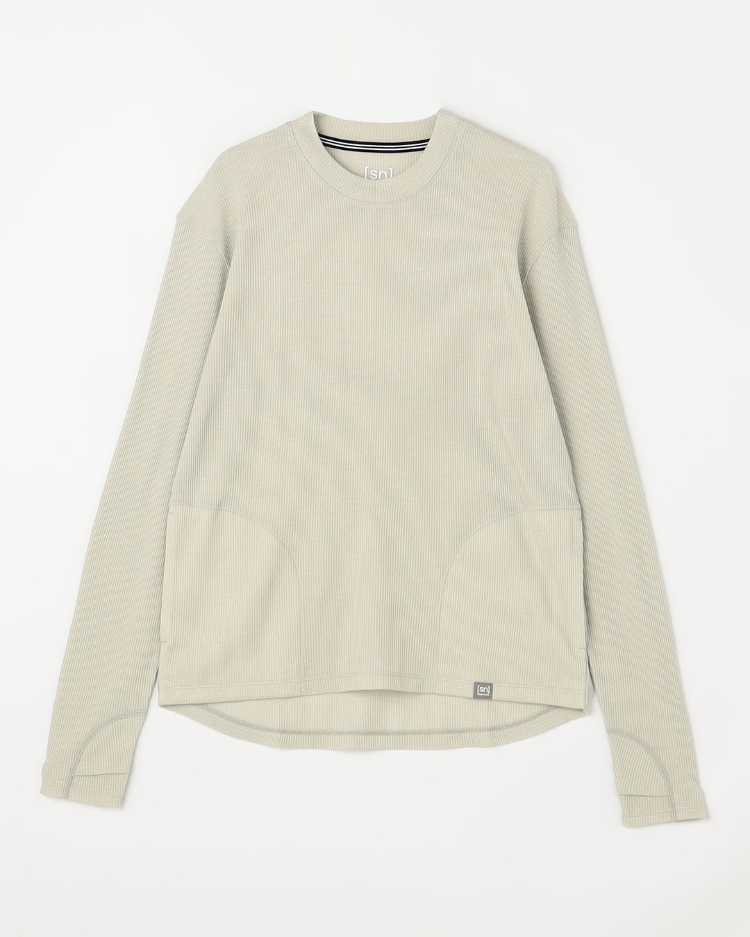 【貴重、限定】オニサバルヤシ　ロングリーフ　大量 JP 190 ワッフル クルーネック ロングスリーブ2(ユニセックス