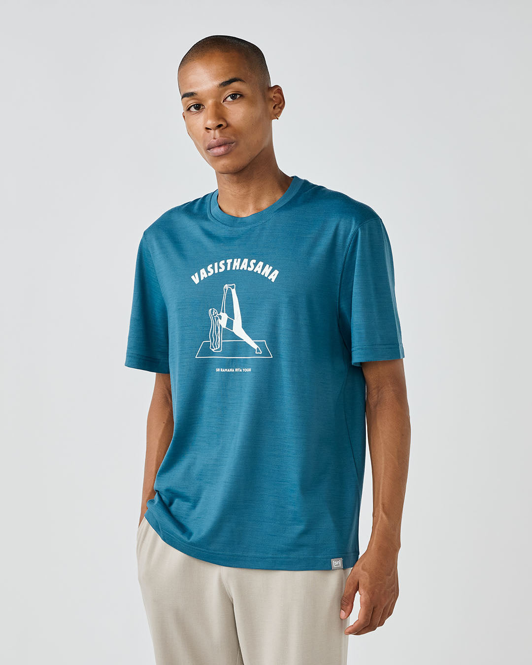 SRI.RAMANA.RITA .YOGUE×[sn] プリント ショートスリーブTシャツ – SNJ