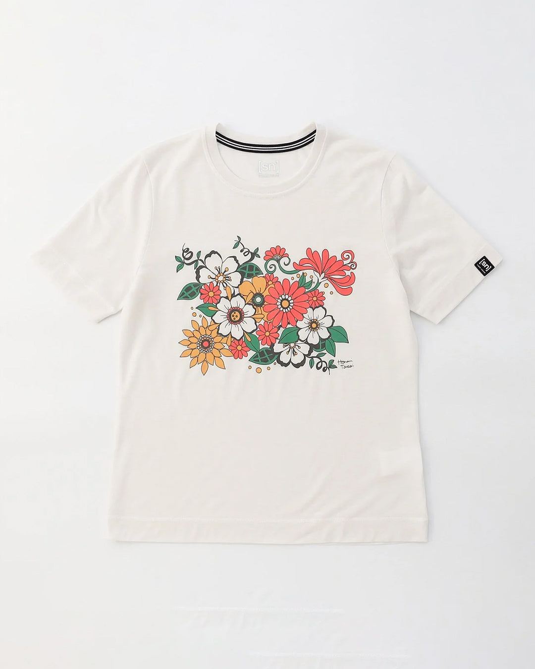新品　SUNNEI スンネイ　長袖カットソー　フラワープリント　イタリア製　XL セール】 フラワープリントカットソー【Leilian WHITE LABEL