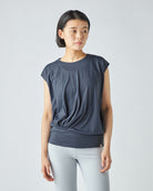 JP 140 ギャザー ルーズT メンズ レディース メリノウール おすすめ おしゃれ 可愛い ランニング 登山 ヨガウェア