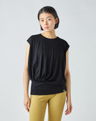 JP 140 ギャザー ルーズT メンズ レディース メリノウール おすすめ おしゃれ 可愛い ランニング 登山 ヨガウェア