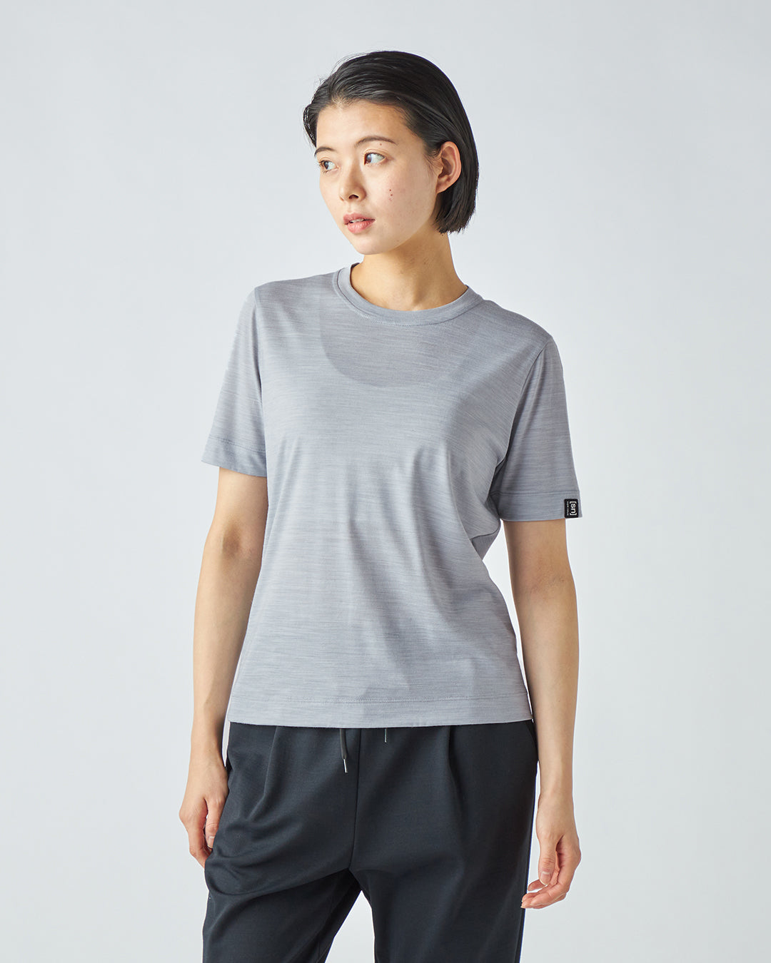 .グレー Tシャツ ショートスリーブ .新品 ザ ノース フェイス THE NORTH FACE アウトドア 半袖Tシャツ S/S