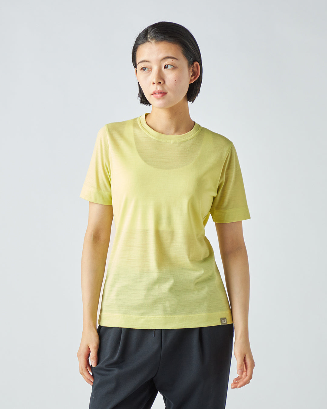 JP 140 プレーンボディ ショートスリーブ Tシャツ｜メリノウール ヨガ