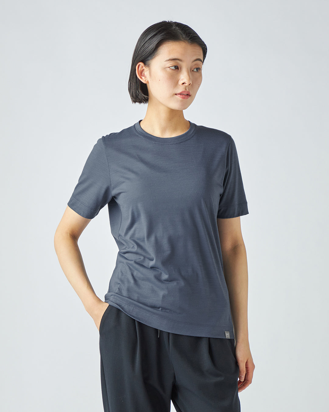 JP 140 プレーンボディ ショートスリーブ Tシャツ｜メリノウール ヨガ