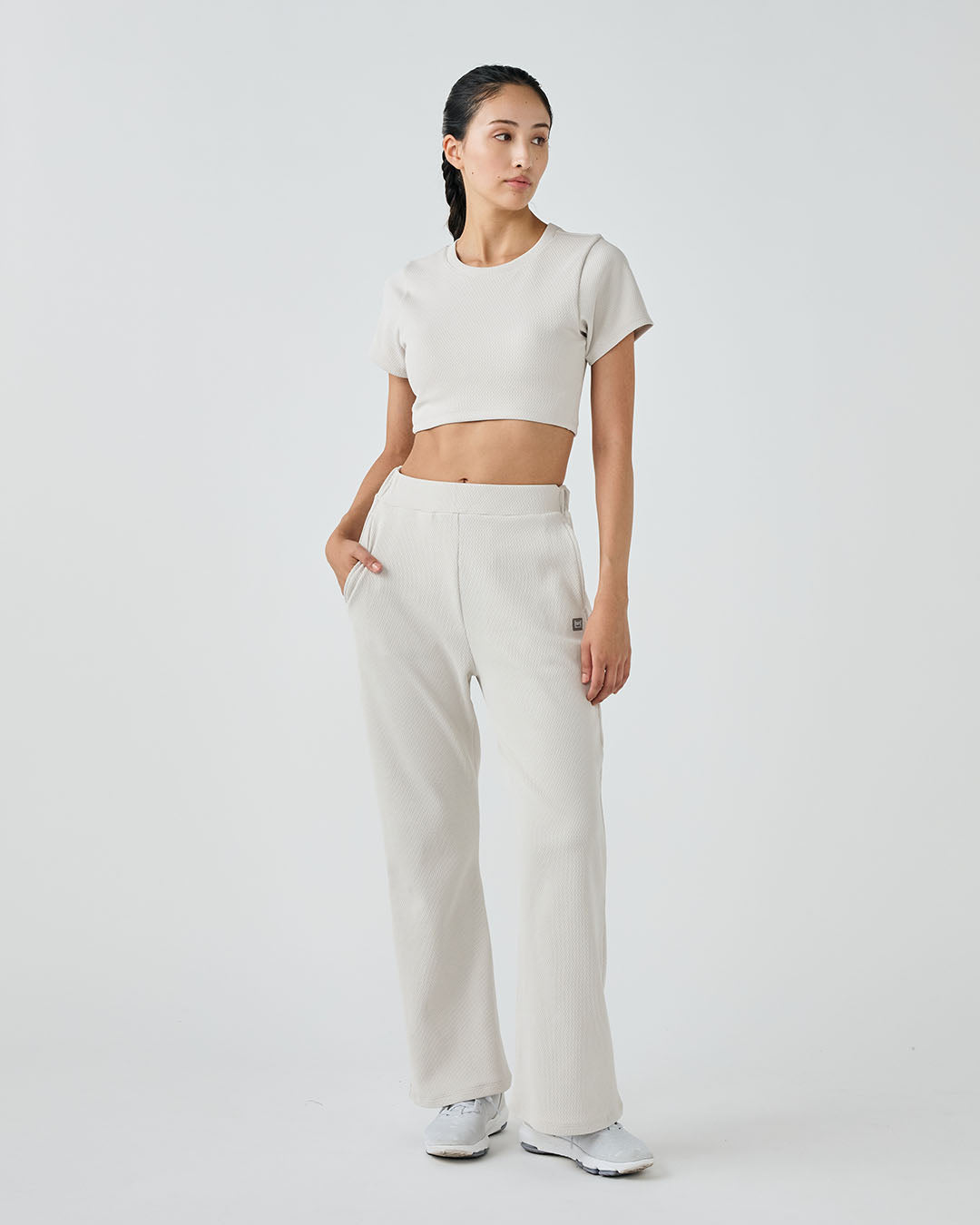 【CFCL】美品・ポートレートショートスリーブトップス・白 【CFCL】美品・ポートレートショートスリーブトップス・白