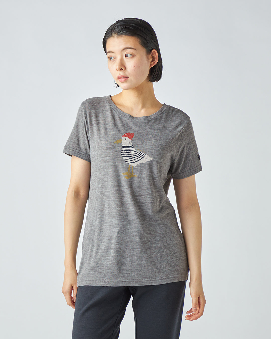 W ジョニー Tシャツ【26SS 新色】｜メリノウール ヨガ ピラティス
