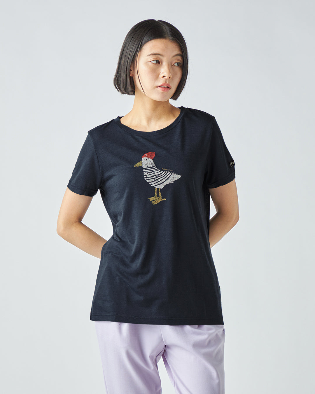 W ジョニー Tシャツ【26SS 新色】｜メリノウール ヨガ ピラティス