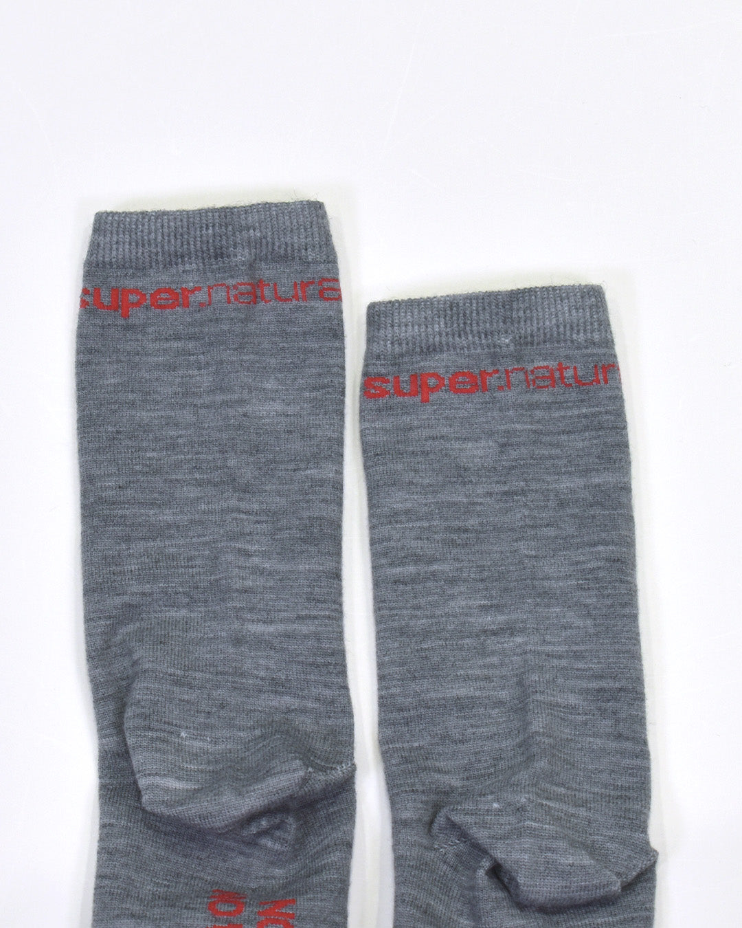 SN オールディ メリノウールソックス 2-PACK(ユニセックス) メリノウール ポリエステル ソックス 商品画像 グレー  プリント ふくらはぎ側