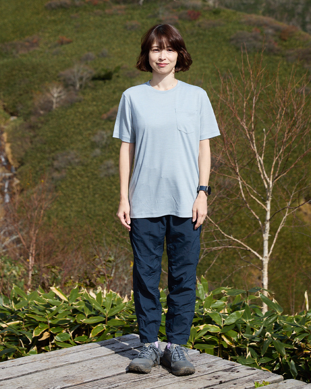 一部 20%OFF】[sn] × YAMA HACK マウンテン ベーシック Tシャツ